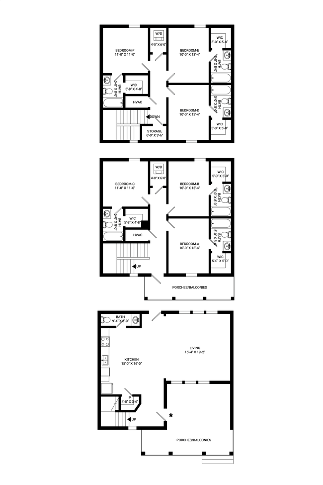 Unit Balcony Balcony floor plan